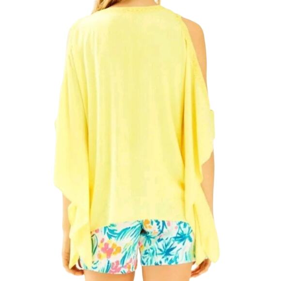 Lilly Pulitzer Cold Shoulder Julietta Caftan – Sweet Tarty – Size Small/Medium - Picture 3 of 9